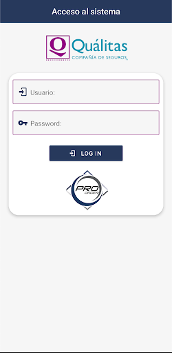 Android application QVisitasGestor screenshort