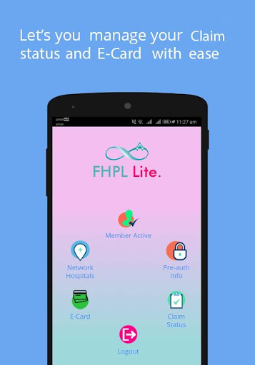 Android application Fh Lite screenshort