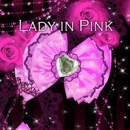 Picha ya aikoni ya Ribbon wallpaper-Lady in Pink-