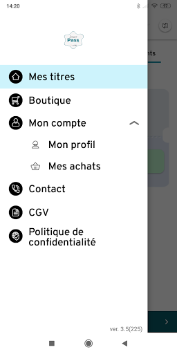 Android application Smart Pass screenshort