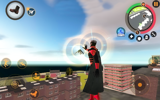Android application Superhero Spider Rope Gangster screenshort