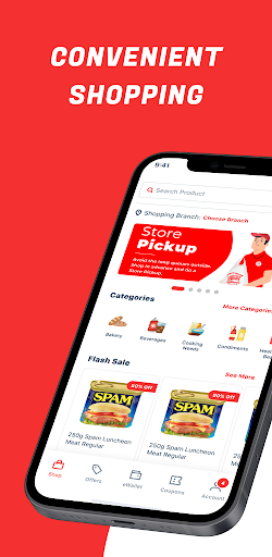 Android application Iloilo Supermart Mobile screenshort