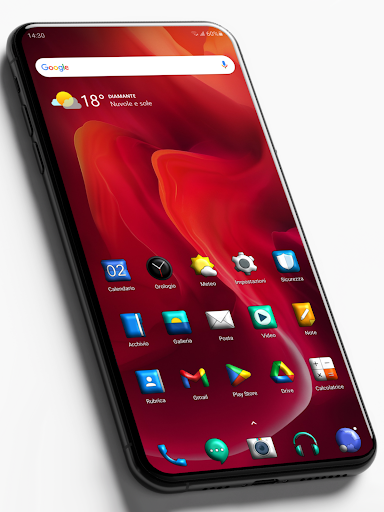 Android application Oxigen 3D - Icon Pack screenshort