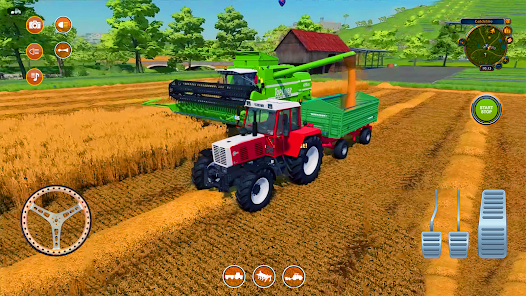 Simulador de condução de trator agrícola moderno jogos offline  2023::Appstore for Android