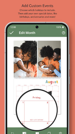Screenshot of PhotoCalendars