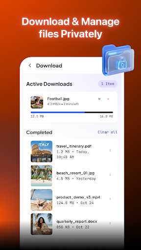 Surfgo: Fast Web Browser screenshot 5