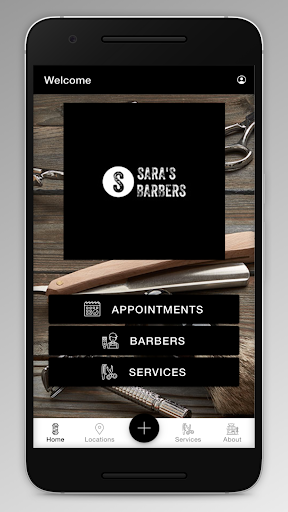 Android application Sara's Barbers Brixham screenshort