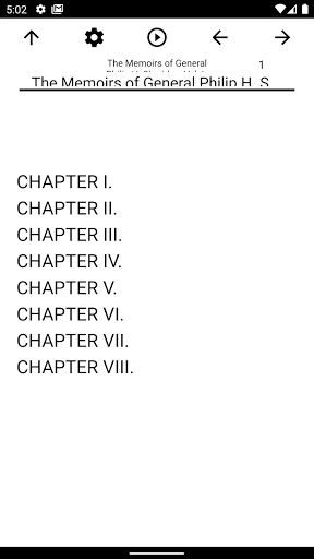 Android application Book, The Memoirs of General.. screenshort