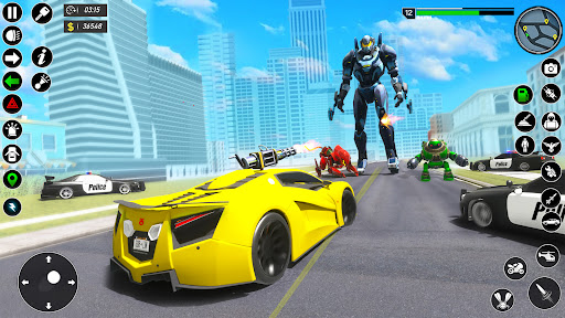 Flying Robot Car Transform Screen 2
