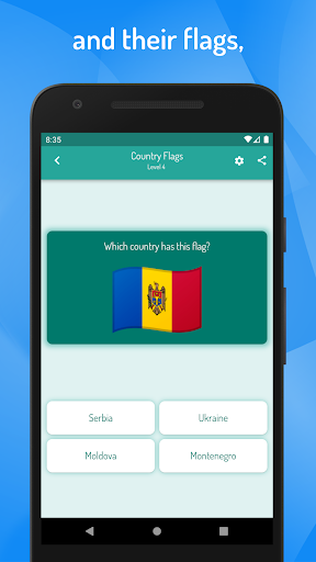 Screenshot of Quiz World Countries & Cities