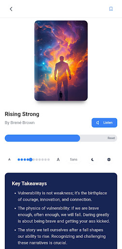 Screenshot of Book Summaries and Insight‪s