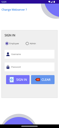 Android application BioTime screenshort
