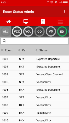 VHP Housekeeping Screen 2
