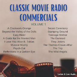 Icon image Classic Movie Radio Commercials - Volume 1