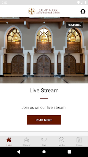 Android application St Mark Coptic Orthodox Church screenshort