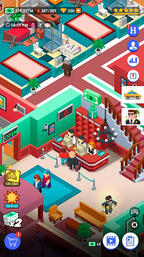 Hotel Empire Tycoonuff0dIdle Game  screenshots 5