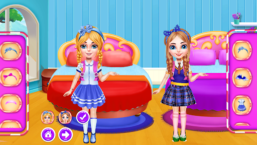 Twins sisters back to school Screen 3