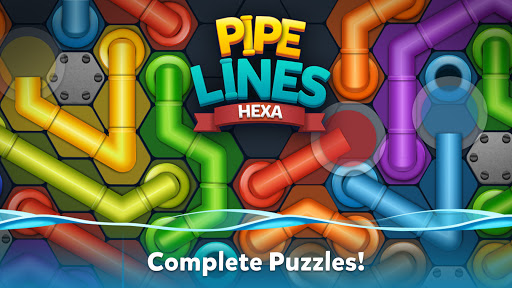Pipe Lines : Hexa MOD APK v21.1122.09 (Hints) Gallery 10