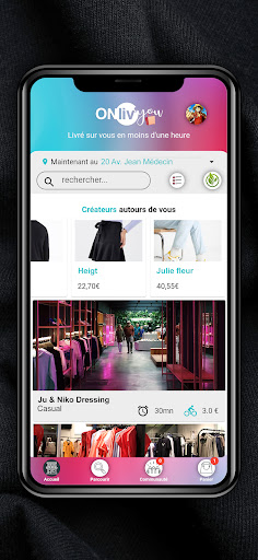 Android application ONliv'you : Livraison en -1h screenshort