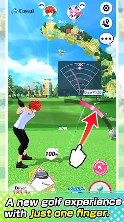 Game screenshot NEKO GOLF -Anime GOLF- mod apk