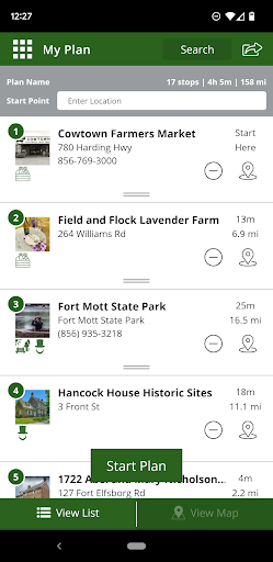 Screenshot of Visit Salem County NJ