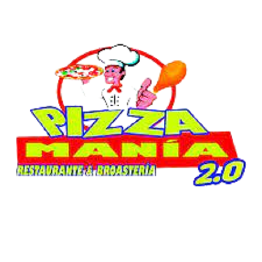 Pizzamania comercial logo