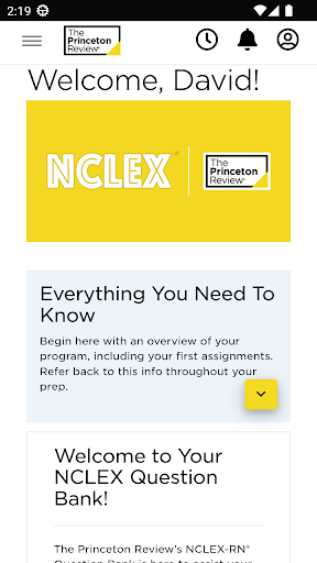 Android application Princeton Review's NCLEX Prep screenshort