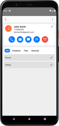Android application ERM Portal screenshort