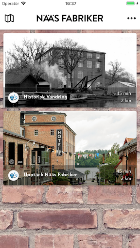 Android application Nääs Fabriker screenshort