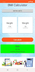 Thabet BMI Calculator