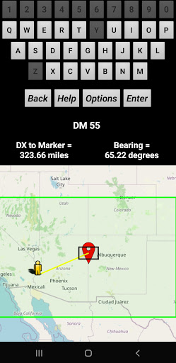 Amateur Radio Grid Square Tool Screen 3
