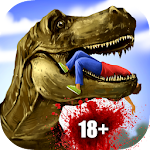 Cover Image of Скачать Симулятор динозавров (18+): Экстремальная игра про динозавров 2018 1.0.7 APK