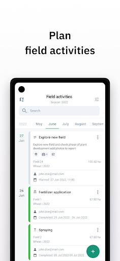 Agroxchange Crop Monitoring Screen 2
