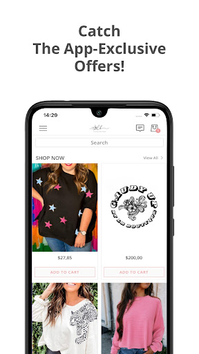 Android application Lovebug Boutique screenshort