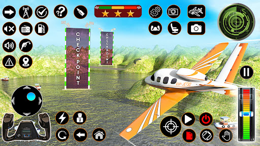 Airplane Pilot Simulator 3D Screen 2