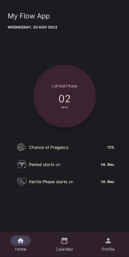 Android application My Flow screenshort