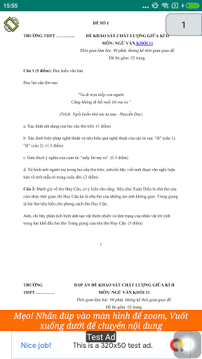 Soạn Văn Đề Thi Ngữ Văn Lớp 11  Văn Mẫu 11