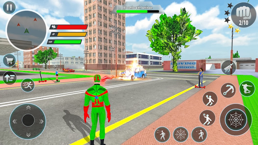 Police Robot Rope Hero Game 3d 8.1 APK + Mod (Remove ads) for Android