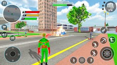 警察 ロボット ロープ ヒーロー ゲーム 3Dのおすすめ画像2