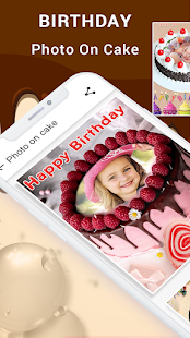 Birthday Cake with Name and Photo on Cake Capture d'écran