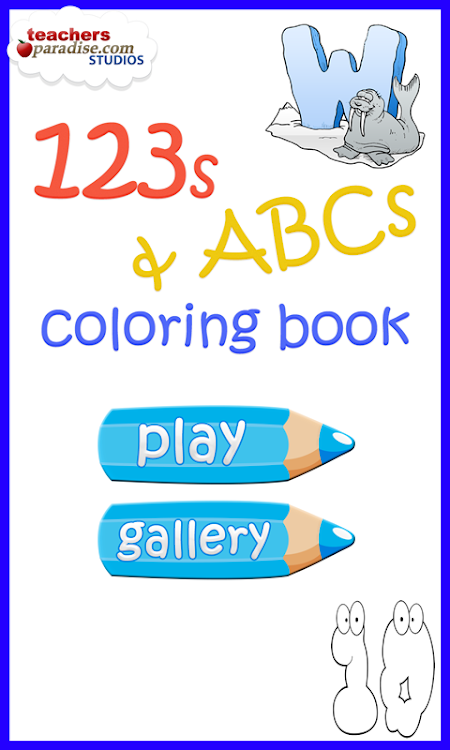 123s ABCs Kids Coloring Book - 4 - (Android)