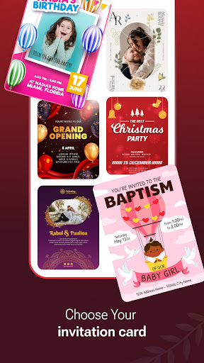 WC - Invitation Card Maker Screen 3