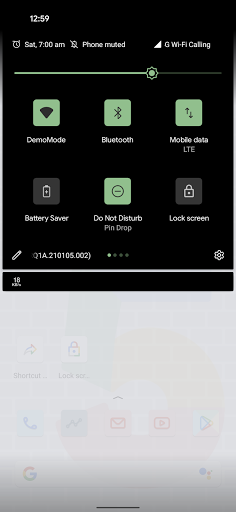 Screenshot of One Click Lock Screen