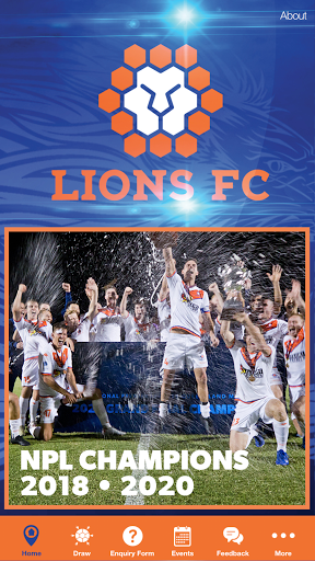 Android application Lions FC App screenshort