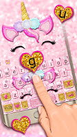screenshot of Glisten Unicorn Pinky Keyboard