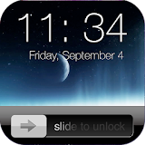 Lock screen slider icon