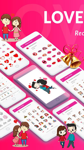 Android application Love Stickers : WAStickers screenshort