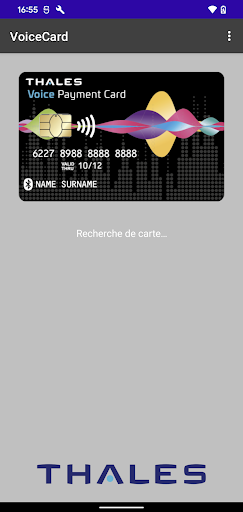 Android application VoiceCard Companion screenshort