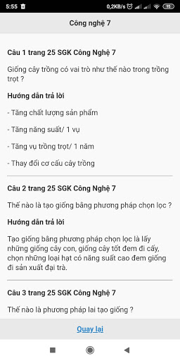 Học tốt Công nghệ 7 Screen 3