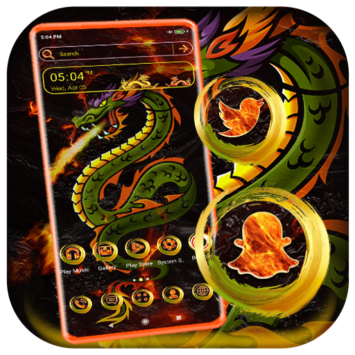Angry Dragon Theme logo